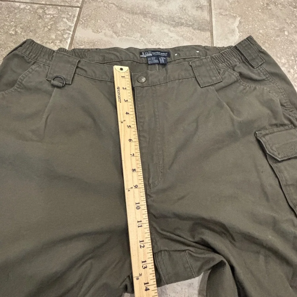 5.11 Tactical Series Mens 40x36 Cotton Canvas Cargo Pants Tundra Green 74251